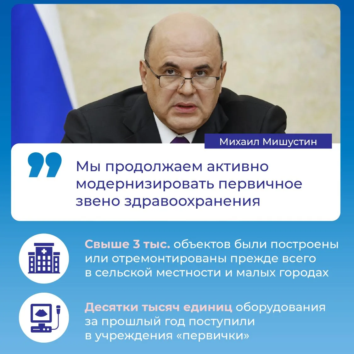 ⚡️ Михаил Мишустин в ежегодном отчёте перед Госдумой подвёл ключевые итоги развития мед...