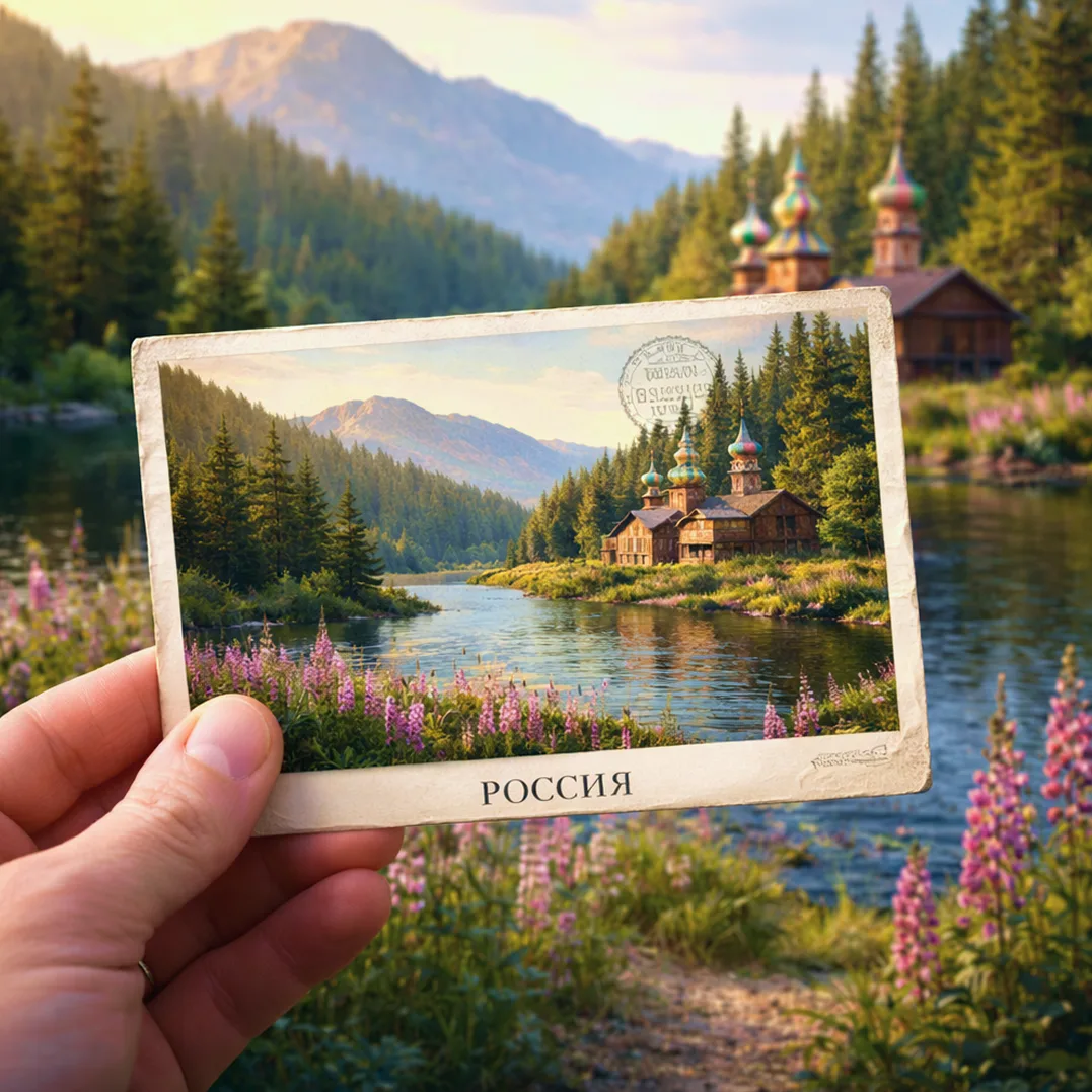 Россия в открытках