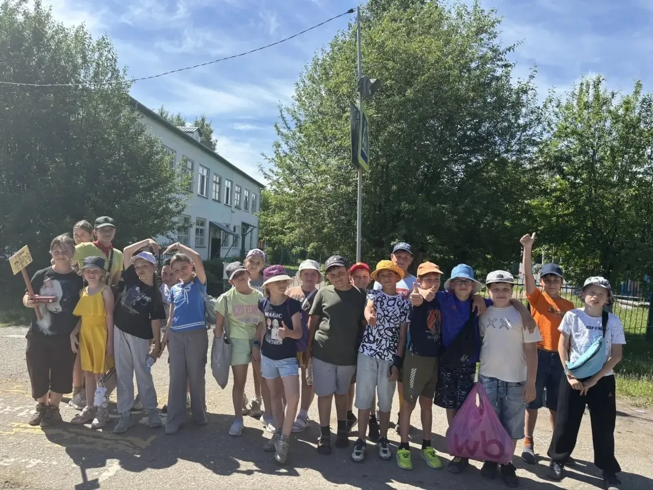Работа пришкольного лагеря идет полным ходом. ☀️