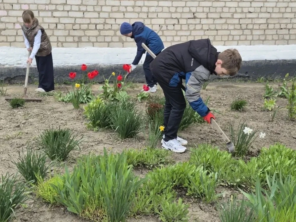 📌 В ГБОУ ЛНР «МШ №19» в рамках экологического направления «Экосистема. Мы за чистоту»�...