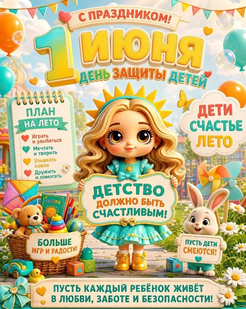 💥 С Международным днём защиты детей!