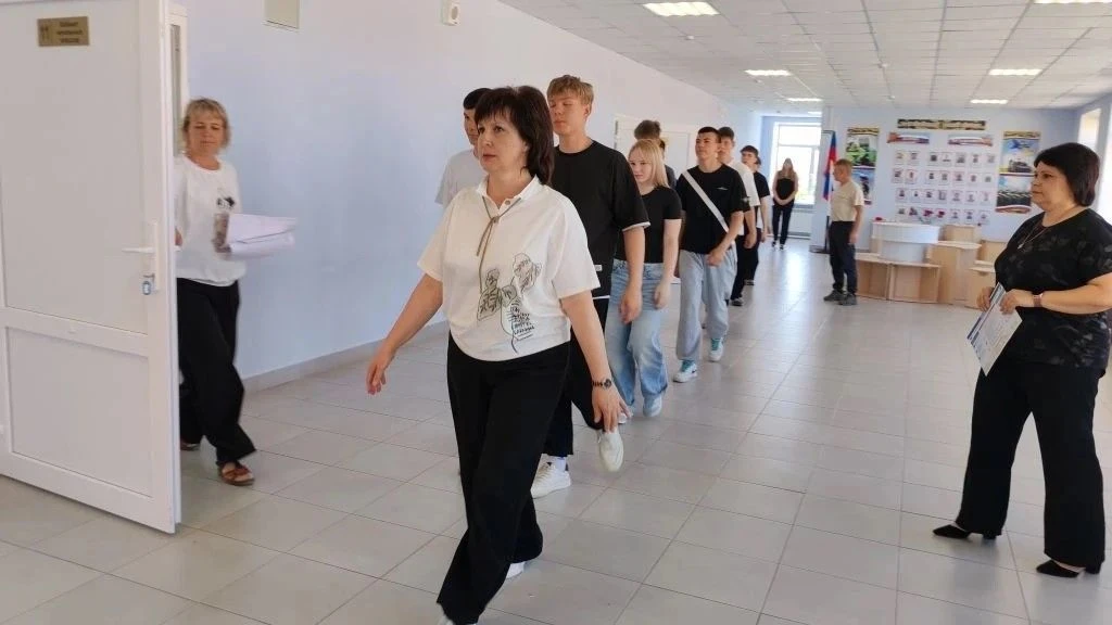 ‼️В пункте  проведения экзаменов Камешкирского района прошли тренировки по безопасности...