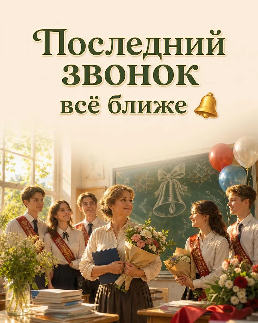 Последний звонок всё ближе 🔔