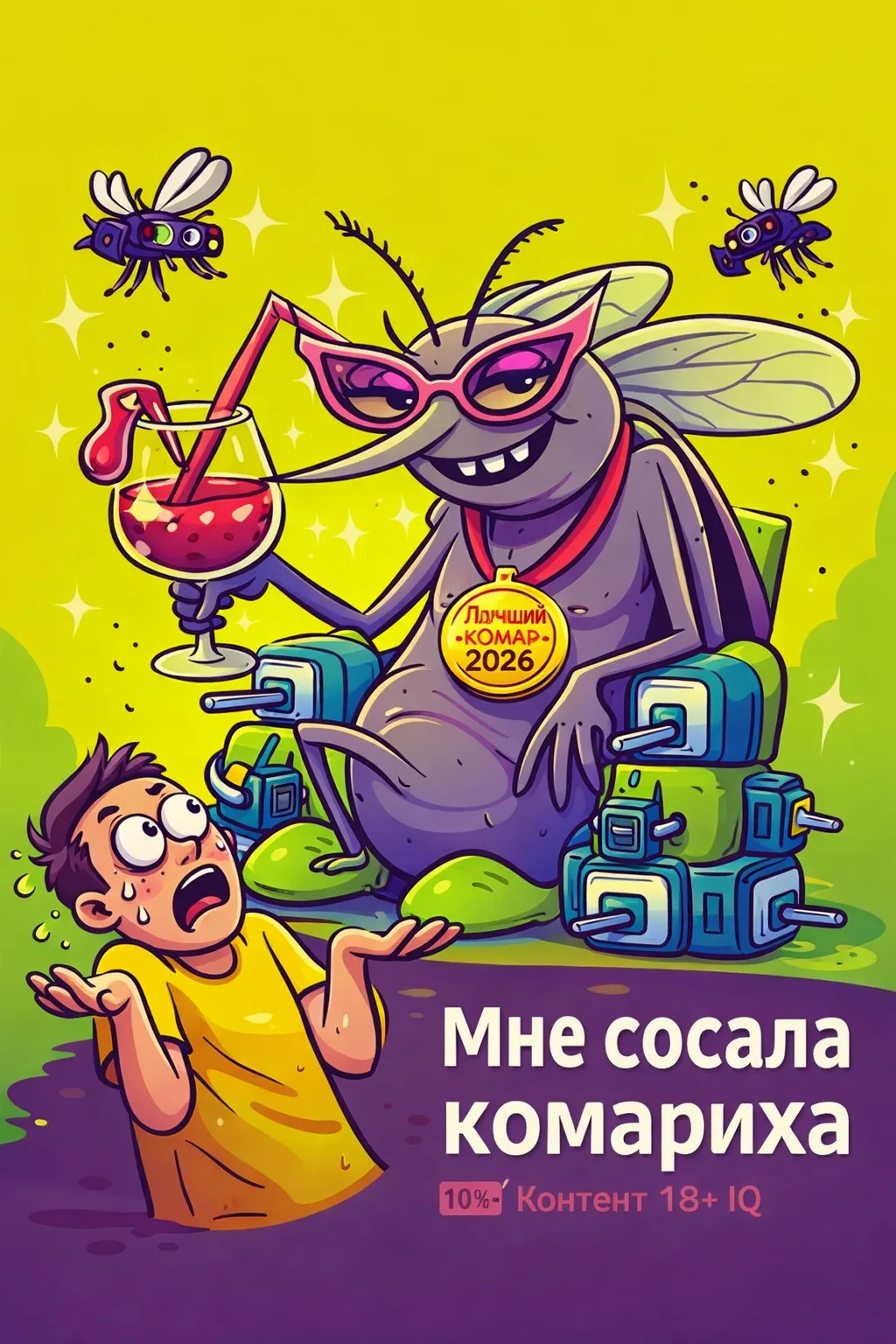 Мне сосала комариха 😁 Мемы приколы смешные видео