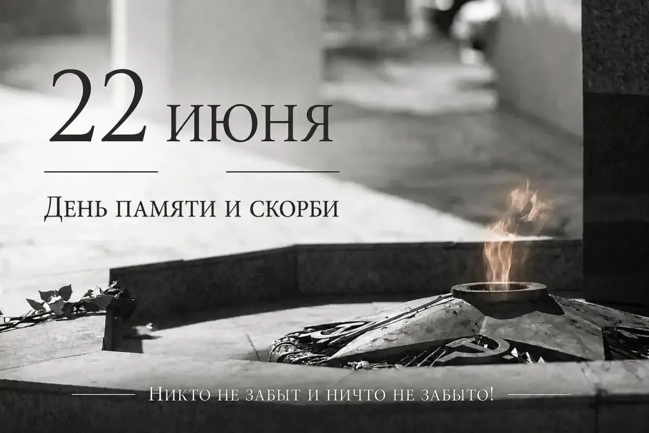 22 июня - День памяти и скорби. День, когда мы вспоминаем одну из самых трагических дат в истории на