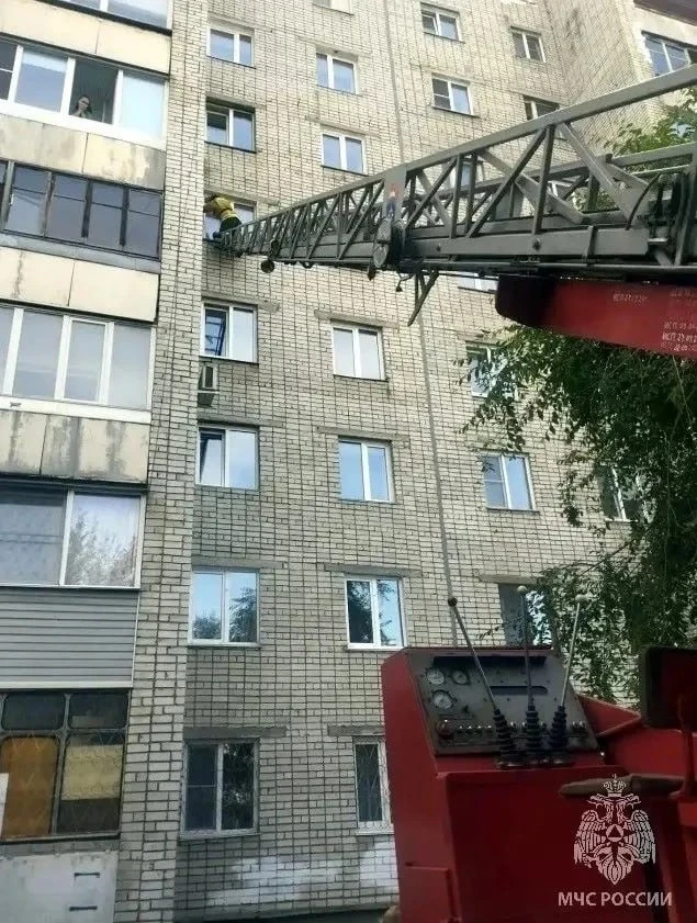 В Новоалтайске спасатели МЧС помогли перепуганной женщине, чей ребенок случайно оказался заперт в кв