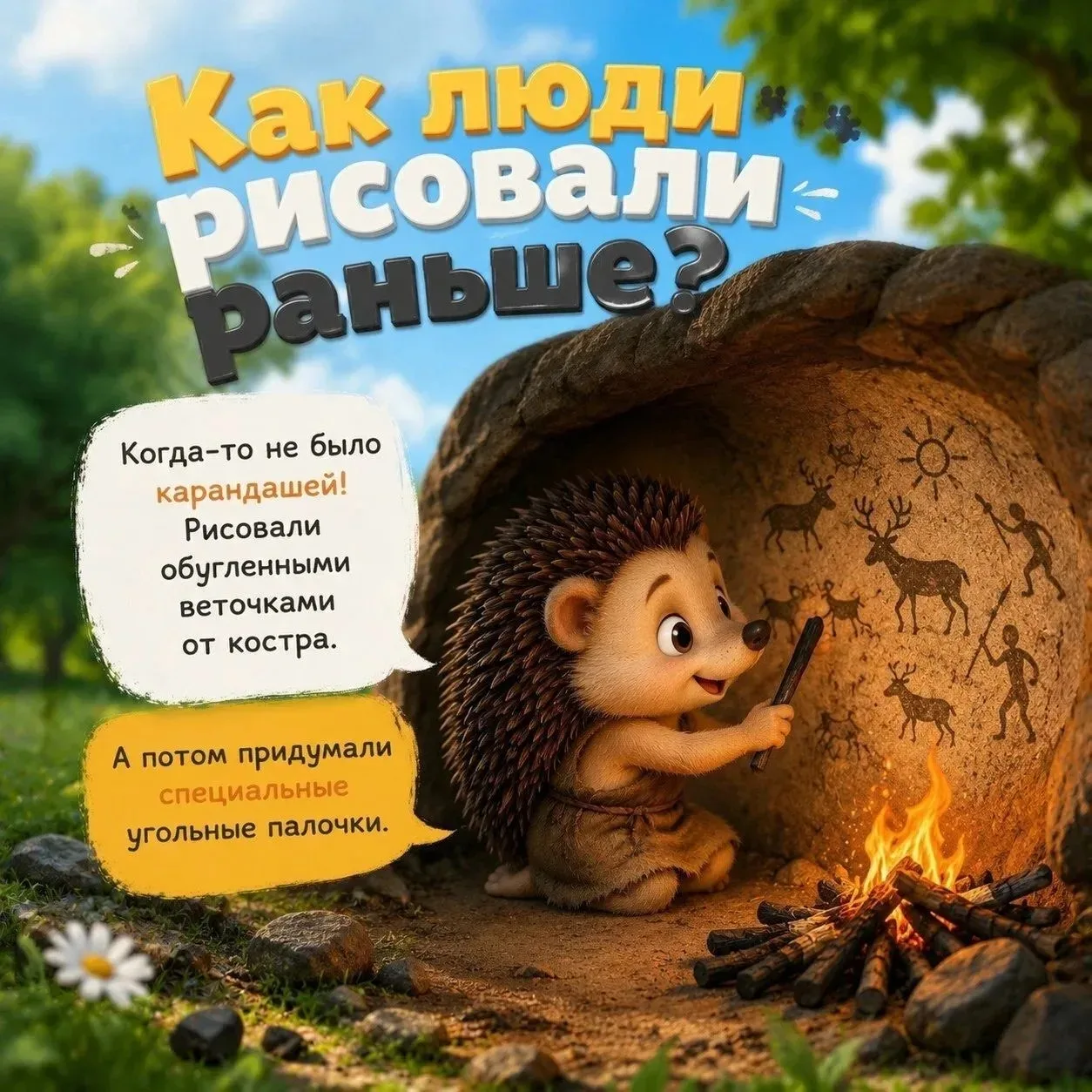 ЭТО ИНТНРЕСНО! 

Знаете, что объединяет древних людей, Леонардо да Винчи и современных мультипликато