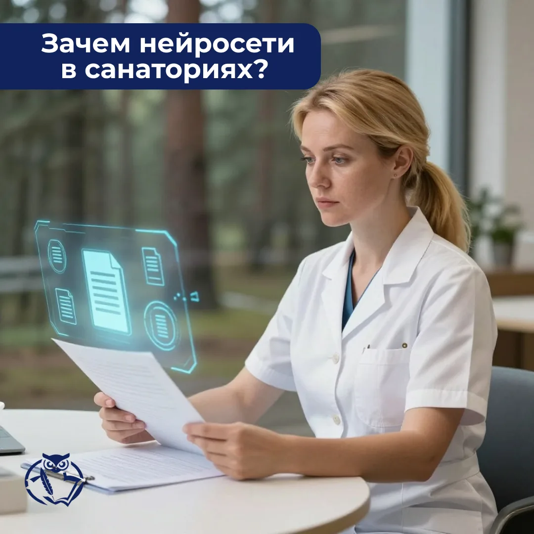 Зачем нейросети в санаториях? Спойлер: диагнозы они не ставят и врачей не заменят.

Сейчас нейросети