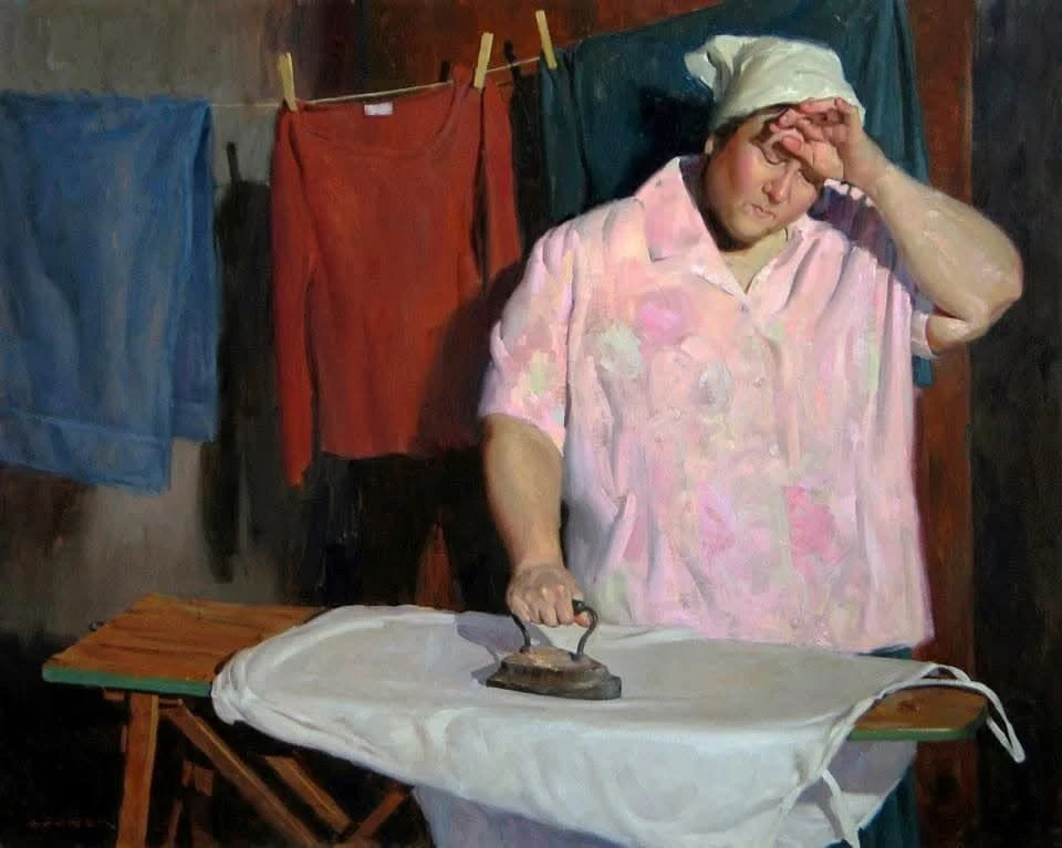 "День стирки" 2012 г.

холст, масло

Эрик Боуман (США, р. 1960)

🎨 Нерусский арт