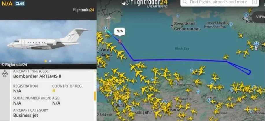 Иностранный разведсамолёт США вновь замечен у побережья Кубани 

В акватории Чёрного моря у побережь