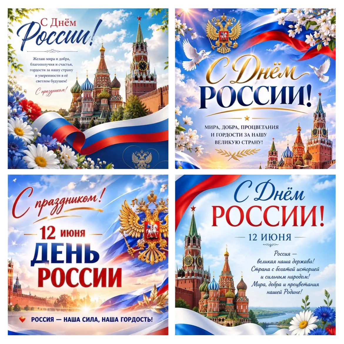С ДНЁМ РОССИИ 🇷🇺

Канал СОЛНЕЧНЫЕ ОТКРЫТКИ  - это клад позитивных пожеланий для радости и настроен