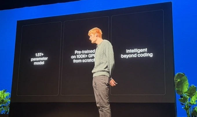 🔥Cursor готовит БОМБУ для кодинга — это абсолютно новая модель на 1,5 ТРИЛЛИОНА параметров.

Что из