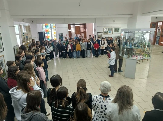 14 марта обучающиеся 4 класса Художественного отделения ( преп.Габдрахманова Р.Р.), приняли участие 