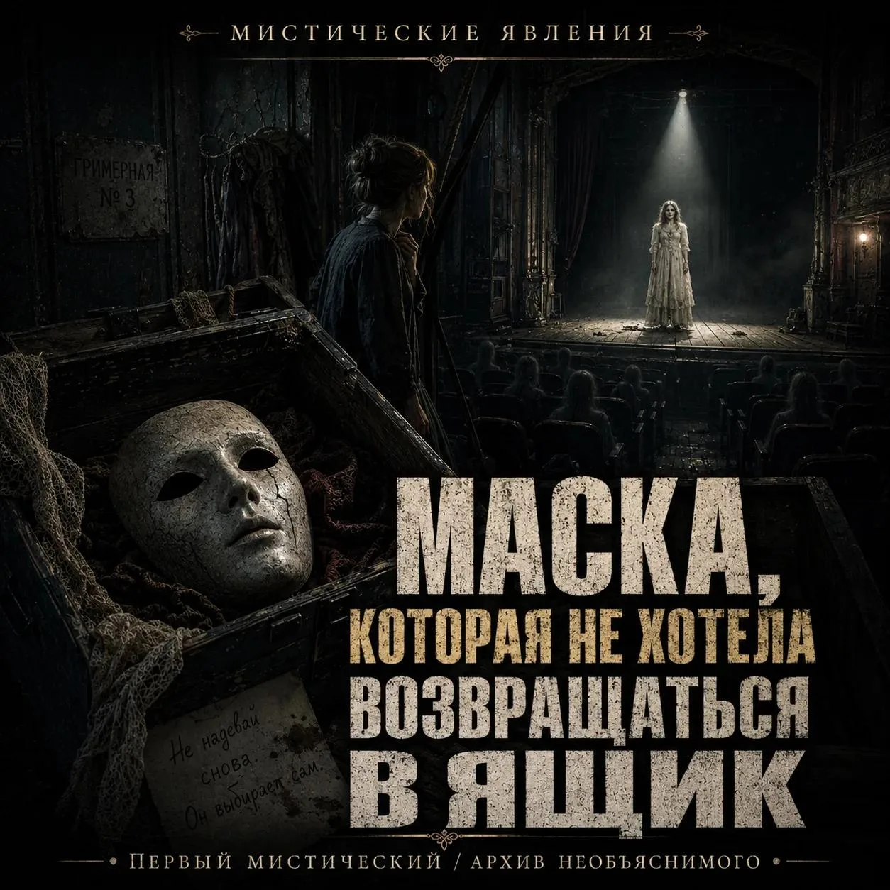 МИСТИЧЕСКИЕ ЯВЛЕНИЯ
МАСКА, КОТОРАЯ НЕ ХОТЕЛА ВОЗВРАЩАТЬСЯ В ЯЩИК
В городском драмтеатре был реквизит