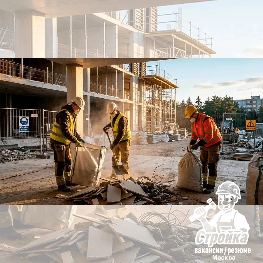 ✅ Требуется Разнорабочий
💸 80 000 — 111 500 руб.

➡️Обязанности: 
Убoрка peмoнтнoй зоны, помeще