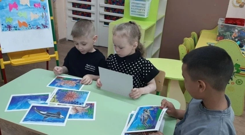 Сегодняшний день в нашей "Улыбке" был посвящён тайнам подводного мира. Утренняя часть мероприятий уж