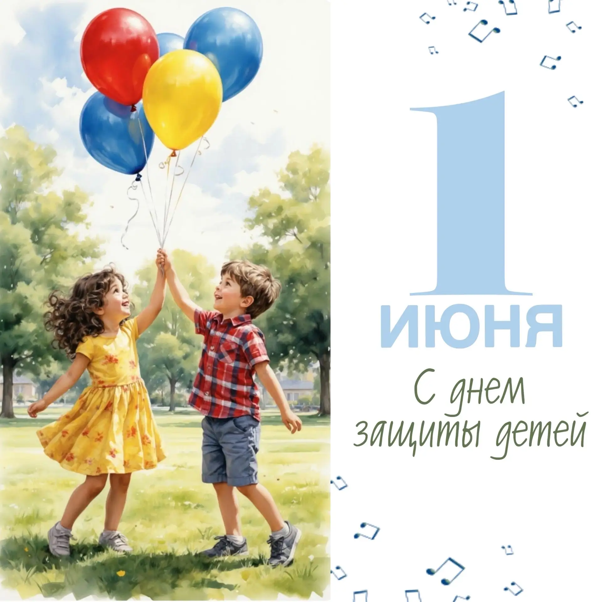 С Днём защиты детей! 🎈

Сегодня особенный праздник — День защиты детей! Это день радости, улыбок и 