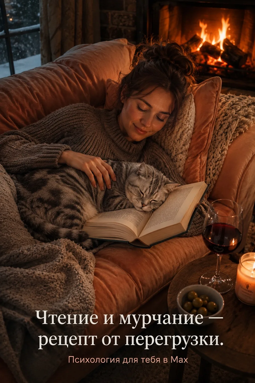 Суббота 📚🐾

Чтение и мурчание — рецепт от перегрузки.

Когда мы долго живём в режиме напряжения, м