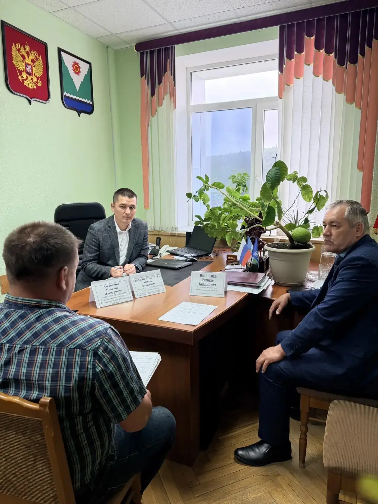 Председатель Госкомитета Республики Башкортостан по тарифам Н. Ф. Шарафутдинов провел выездной прием