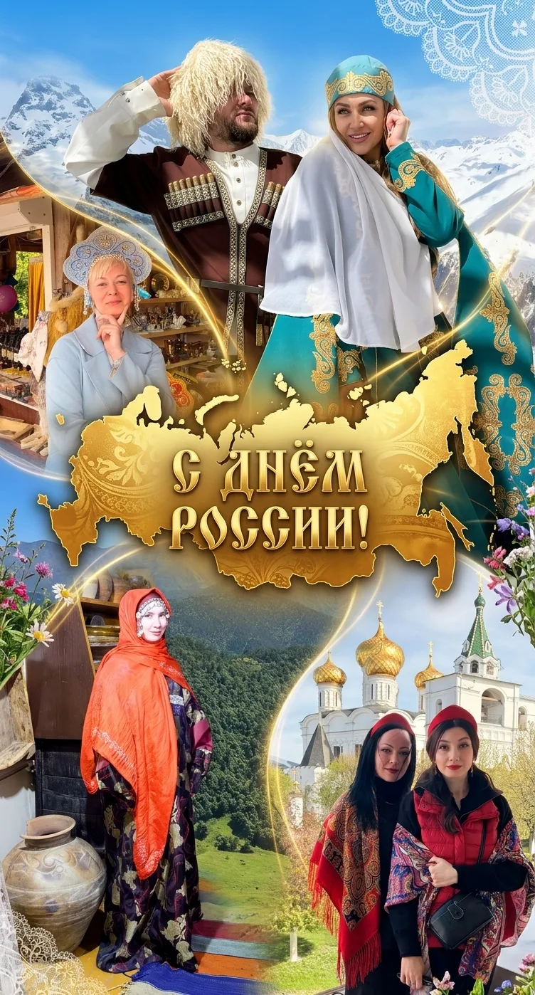 Дорогие друзья!
Сегодня особенный день — 12 июня, День России! 🇷🇺
День, когда сердце наполняется о