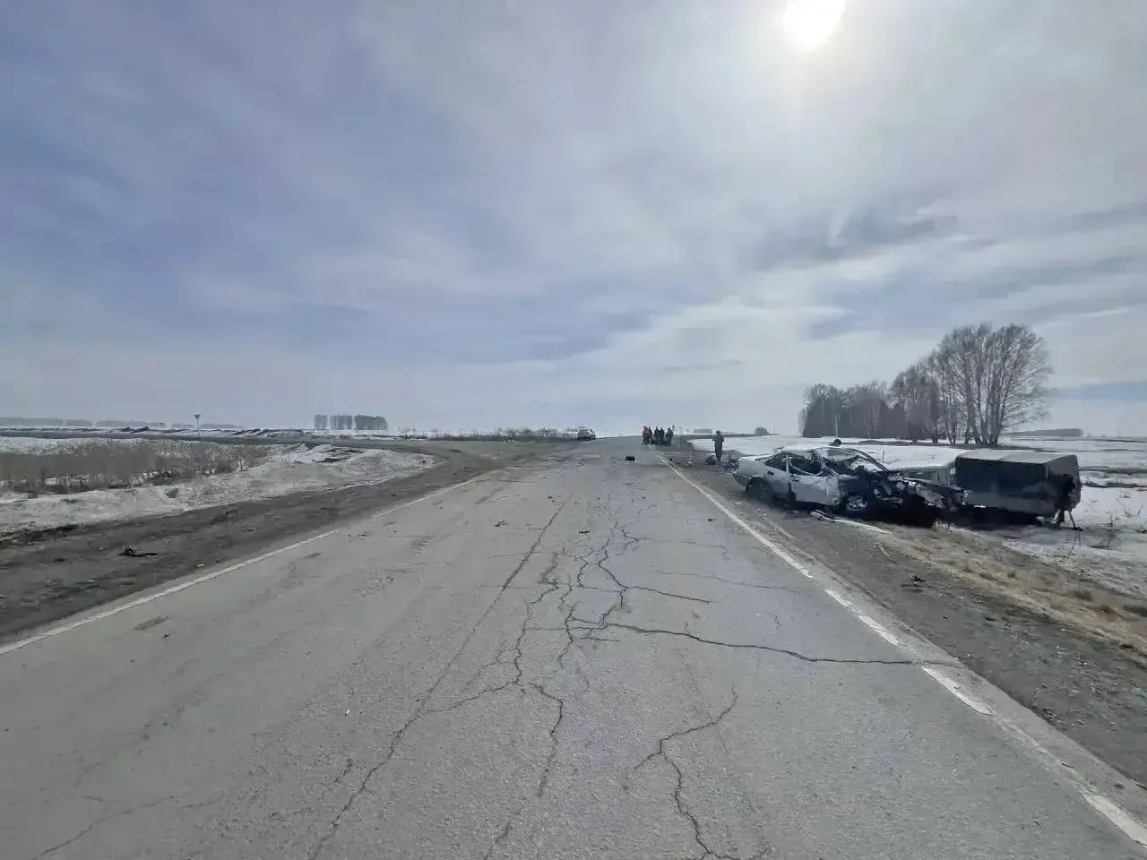 💥 Водитель и пассжир седана Toyota Corolla скончались на месте ДТП, после столкновения с бортовым У