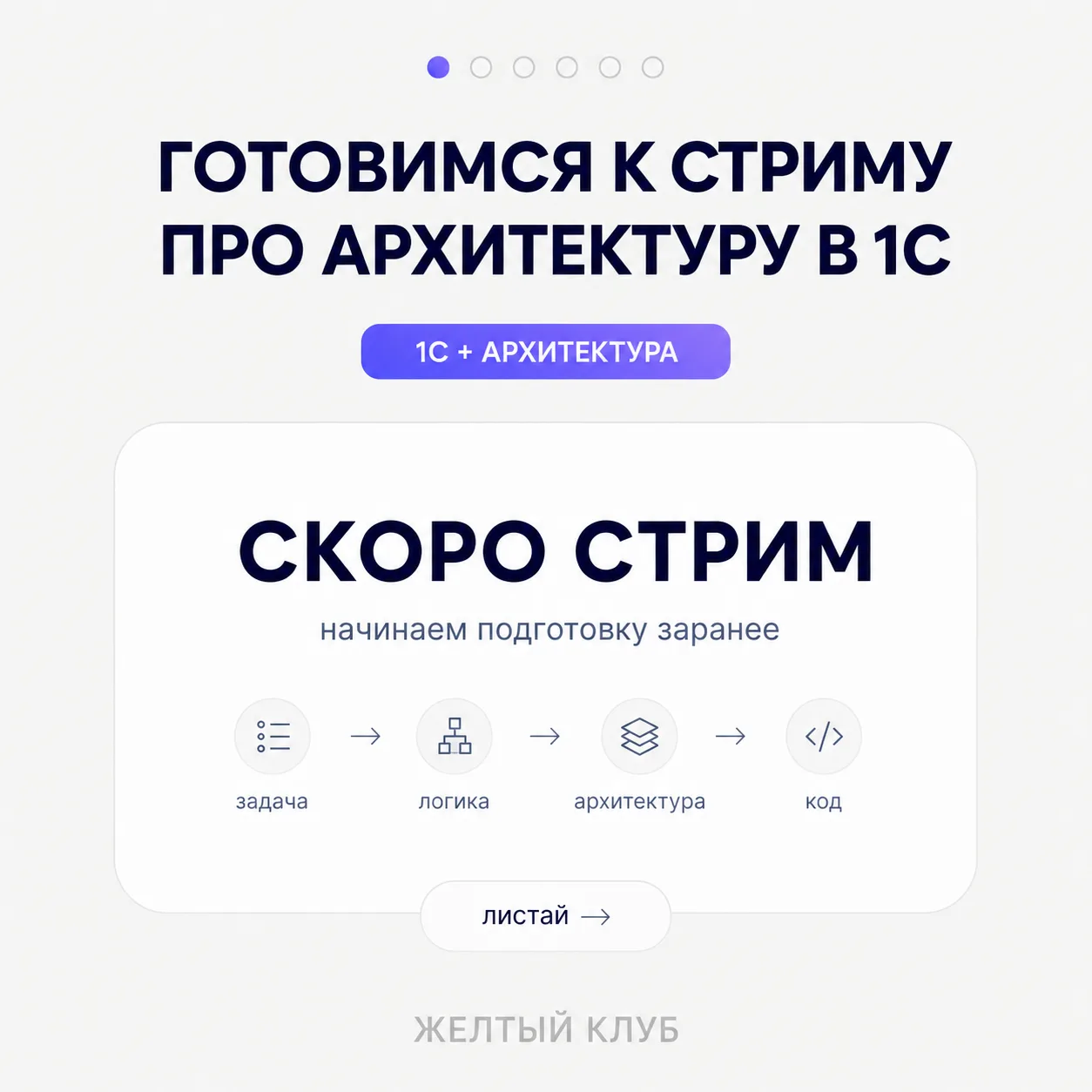 Готовлюсь к стриму по DDD и архитектуре приложений на 1С.

Чтобы на стриме вы меня лучше понимали, я