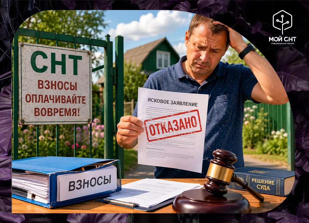 Нет протокола — нет денег: неудачная попытка СНТ взыскать задолженность по взносам

В Московской обл