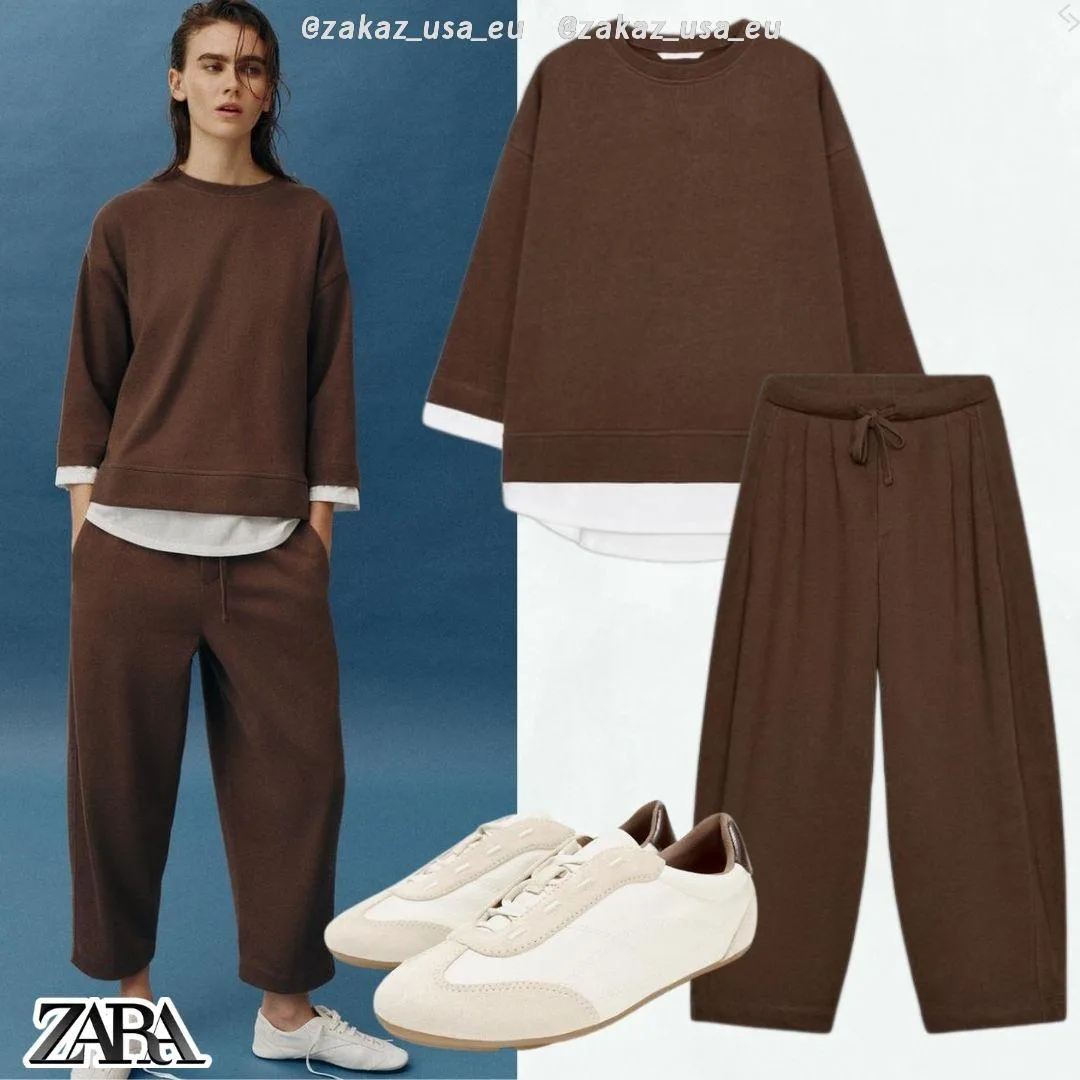 🇪🇸#Zara #женское
Свитшот
3.0 тыс.  руб (было 4.5 тыс.  руб)

Брюки
3.5 тыс.  руб (было 4.5 тыс.  р
