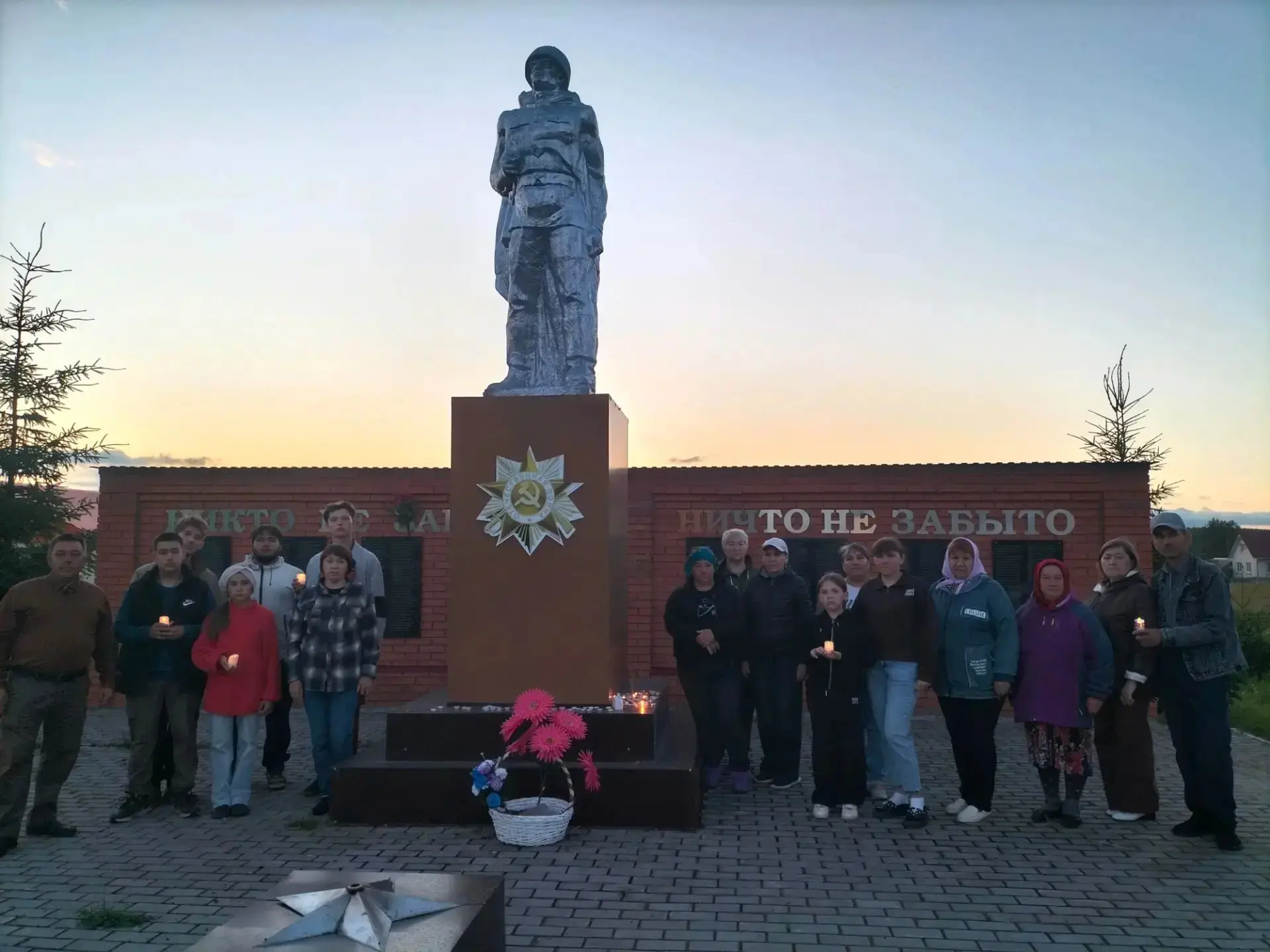 "Свеча памяти" в селе Матаки