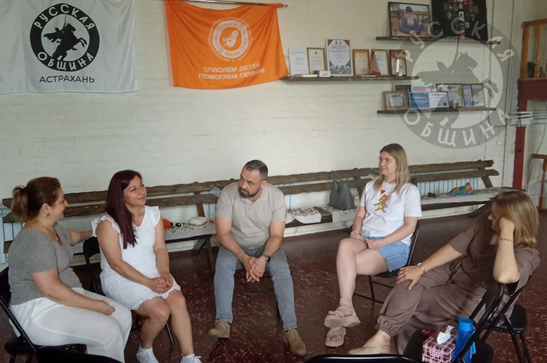 7 июня состоялась первая встреча психологической группы поддержки для женщин, потерявших своих близк