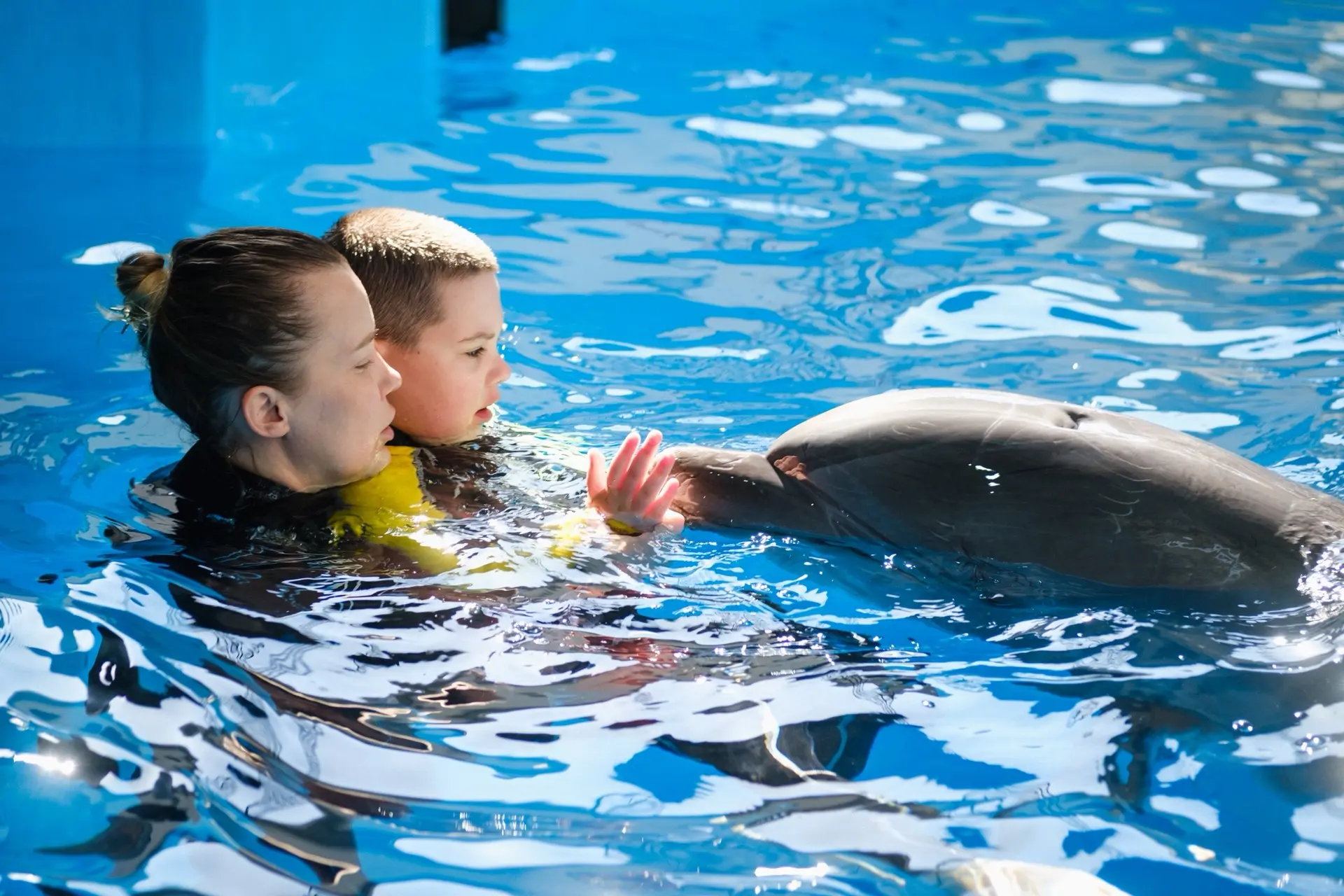🐬 А вы знали, что у каждого дельфина есть свое имя?

Да-да, совсем как у людей! 💙Когда дельфин еще