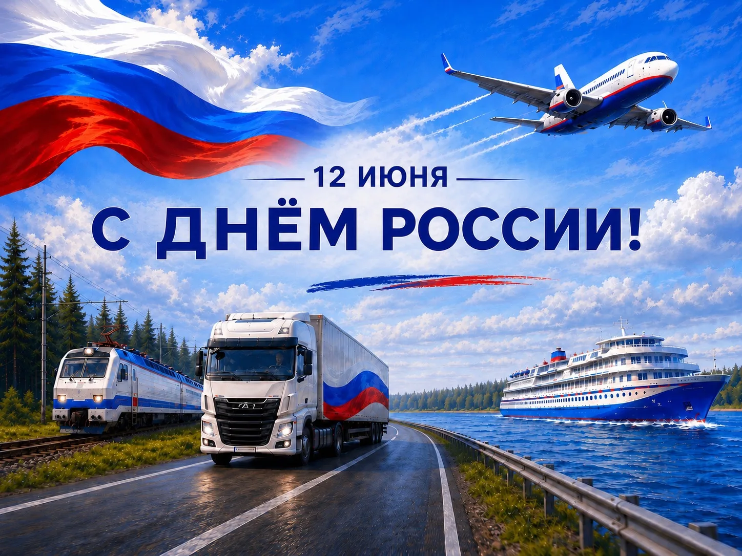 С Днём России! 🇷🇺

Сегодня мы отмечаем День России. Наша страна всегда была сильна единством, уваж