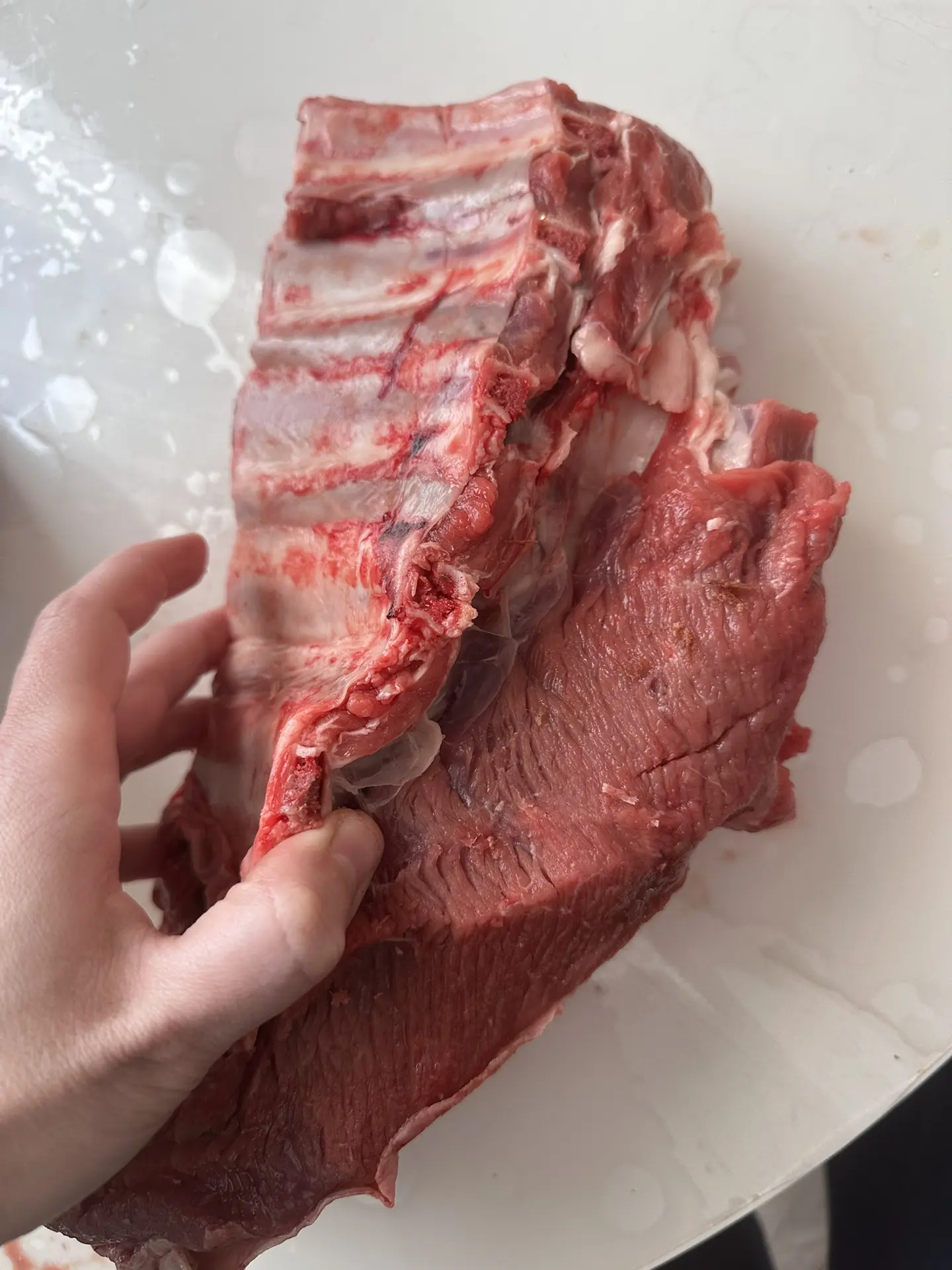 Вот смотрите какие мясные ребрышки