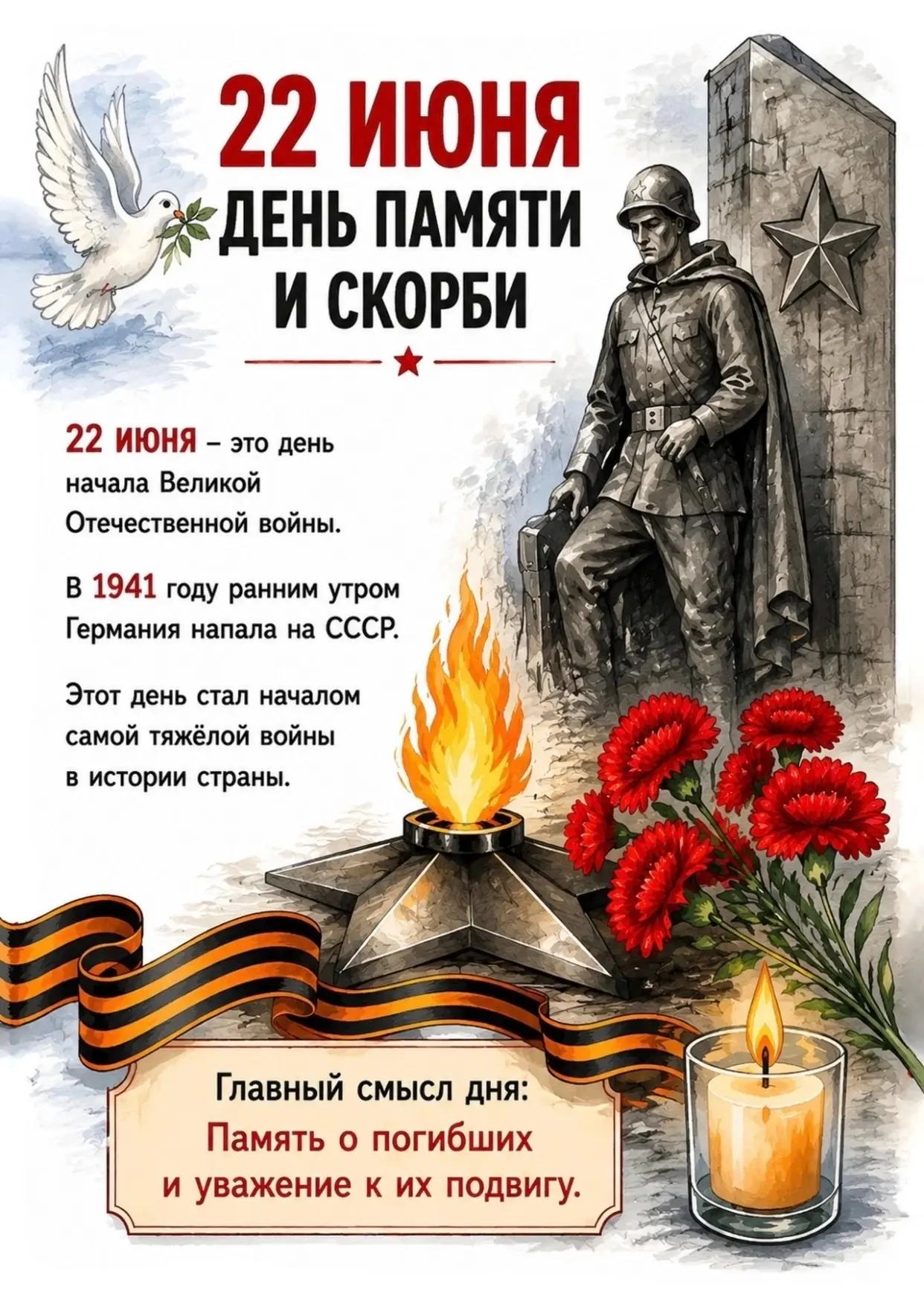 22 июня День памяти и скорби 🔥                 #МБОУШкола103г.о.Самара                   #Навигатор