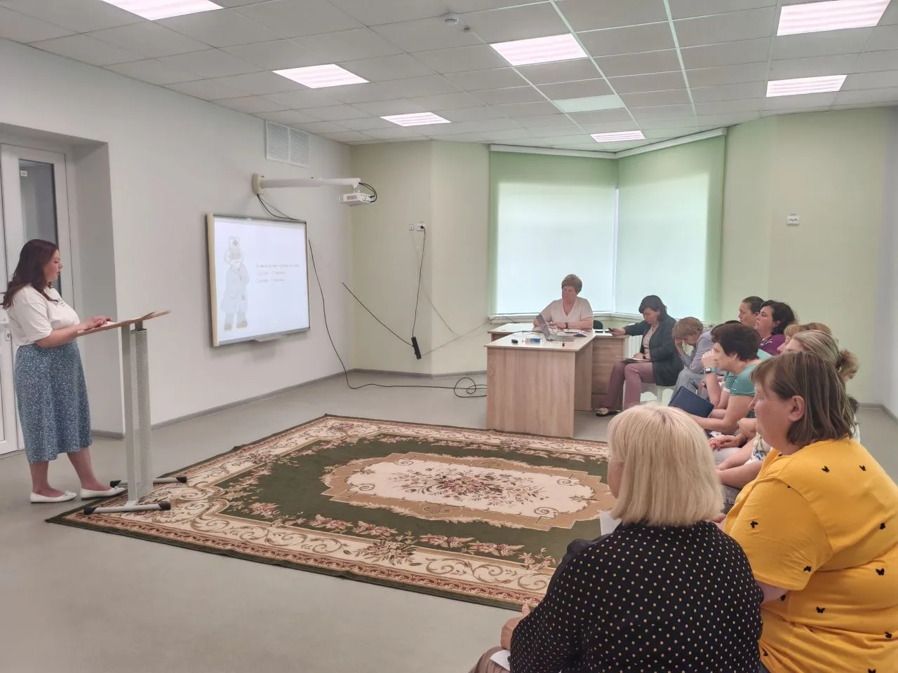 В МКДОУ «Центр-Верхнемамонский детский сад №1» состоялось заседание педагогического совета  «Итоги р