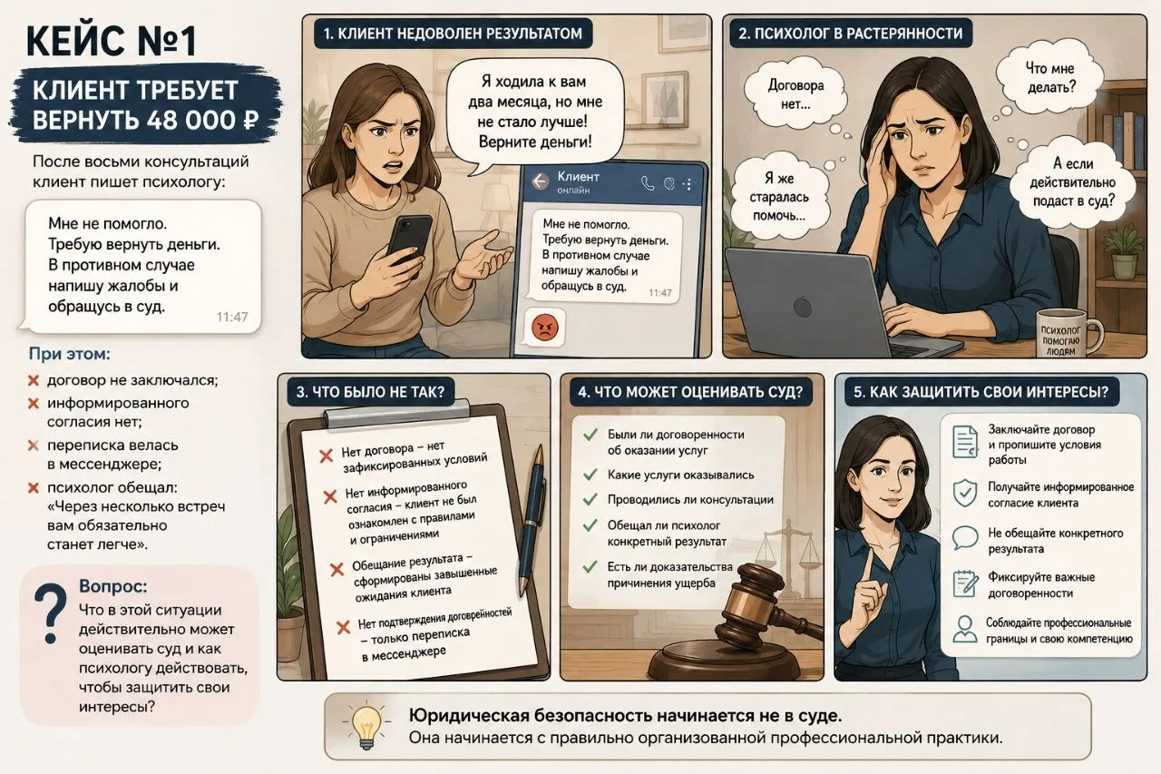 ↩️ Ознакомиться с программой и деталями интенсива "Правовые и финансовые основы деятельности психоло