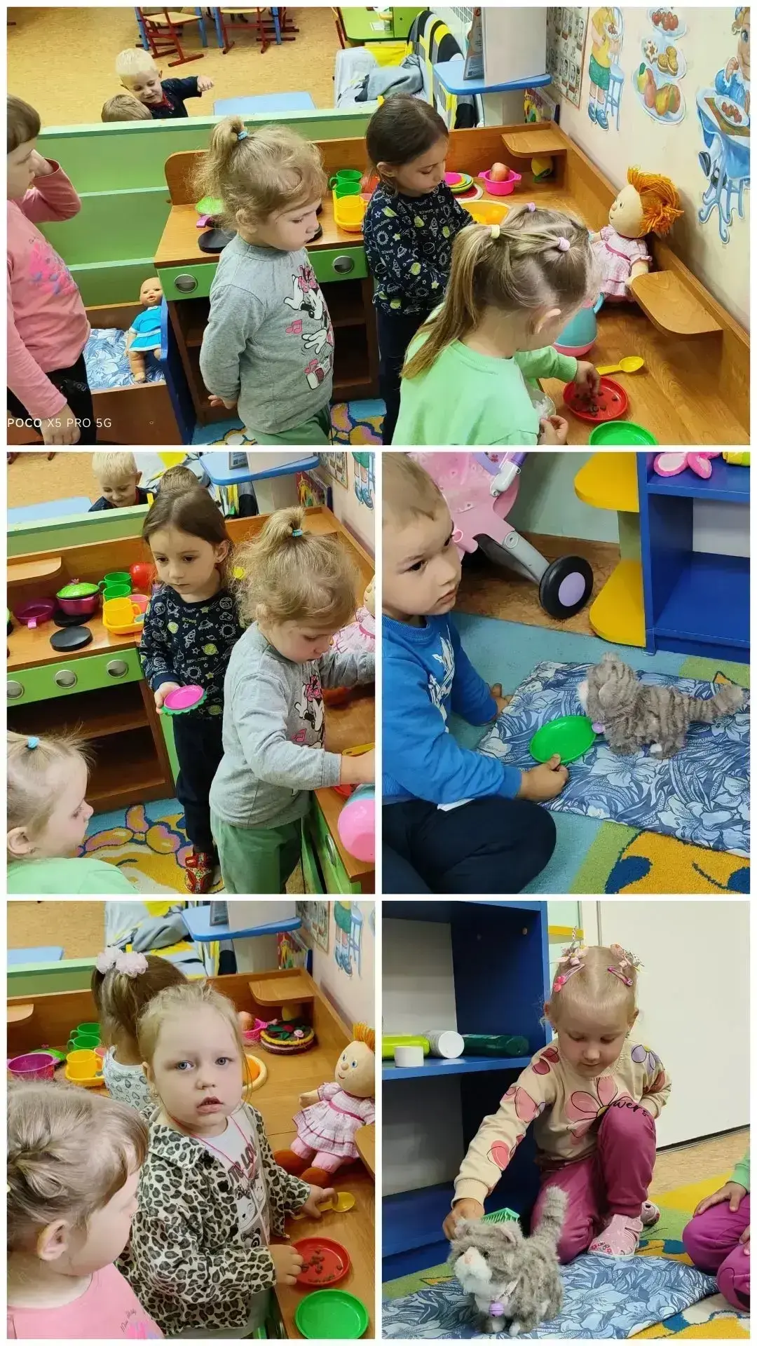 🧑‍🧑‍🧒‍🧒В рамках регионального проекта "СемьЯ это - мы" дети средней группы организовали сюжетно-