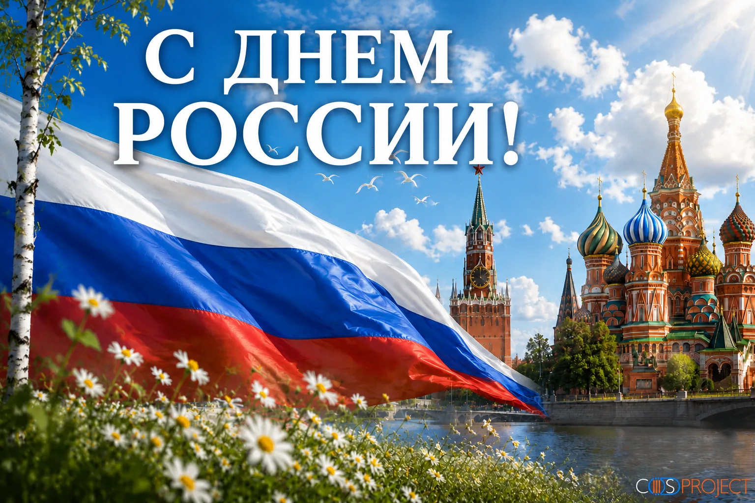 Уважаемые пользователи проекта! 🫡🇷🇺

Поздравляем вас с Днём России! 🇷🇺🎉

Этот праздник символи