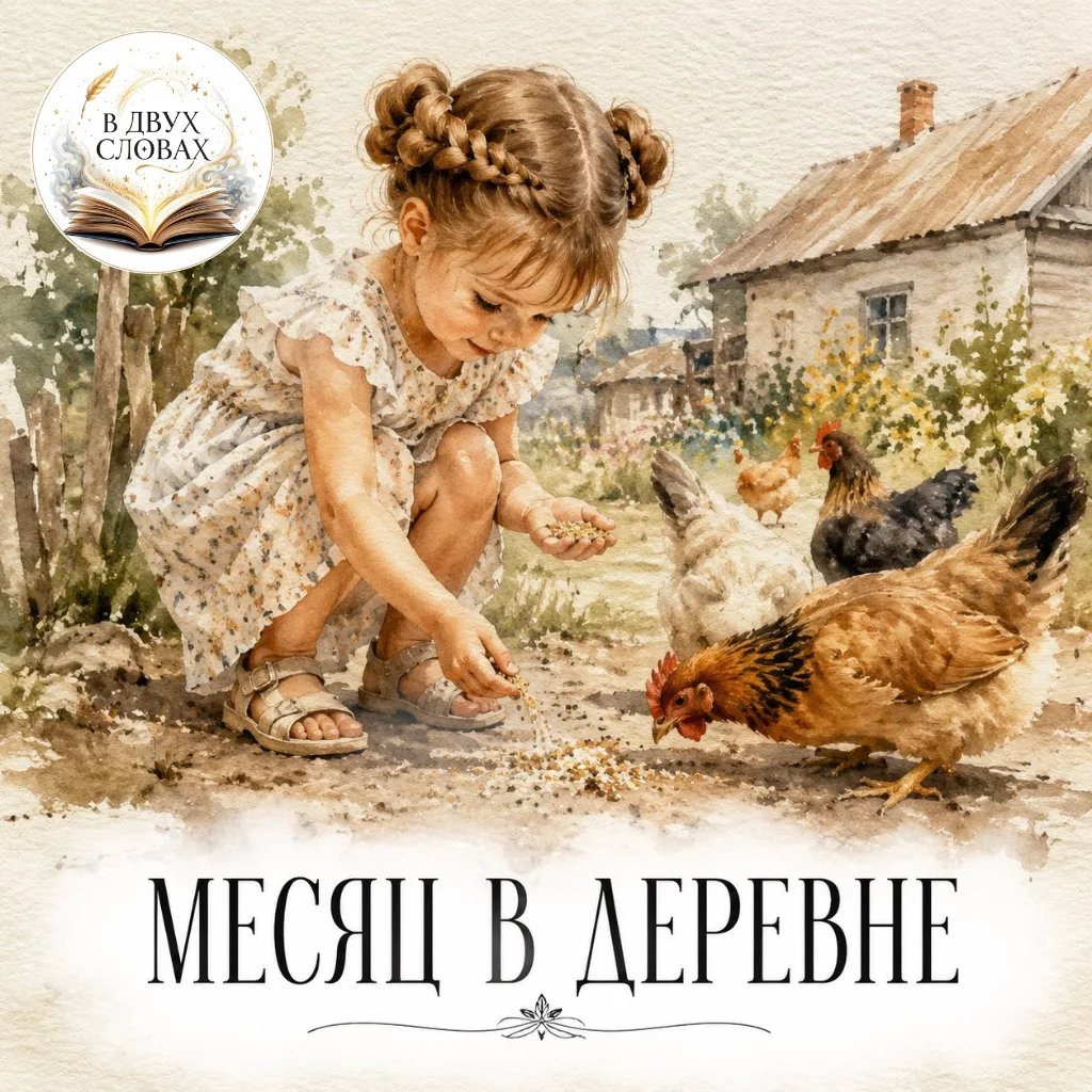 -Так, Катя, смотри, вот у бабули курочки, будешь помогать кормить, здесь кто у нас? Поросёночек! Ути