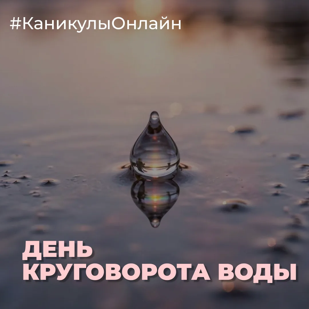Сегодня мы отмечаем День круговорота воды! Это прекрасная возможность вспомнить, как удивителен и ва