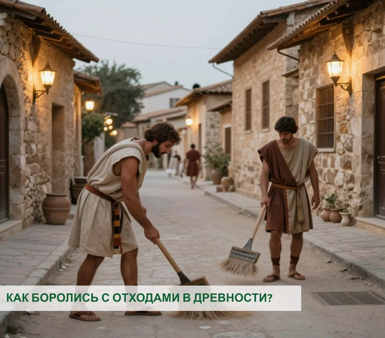 Борьба с отходами — проблема, которая существовала с древних времён. Разные цивилизации применяли ра