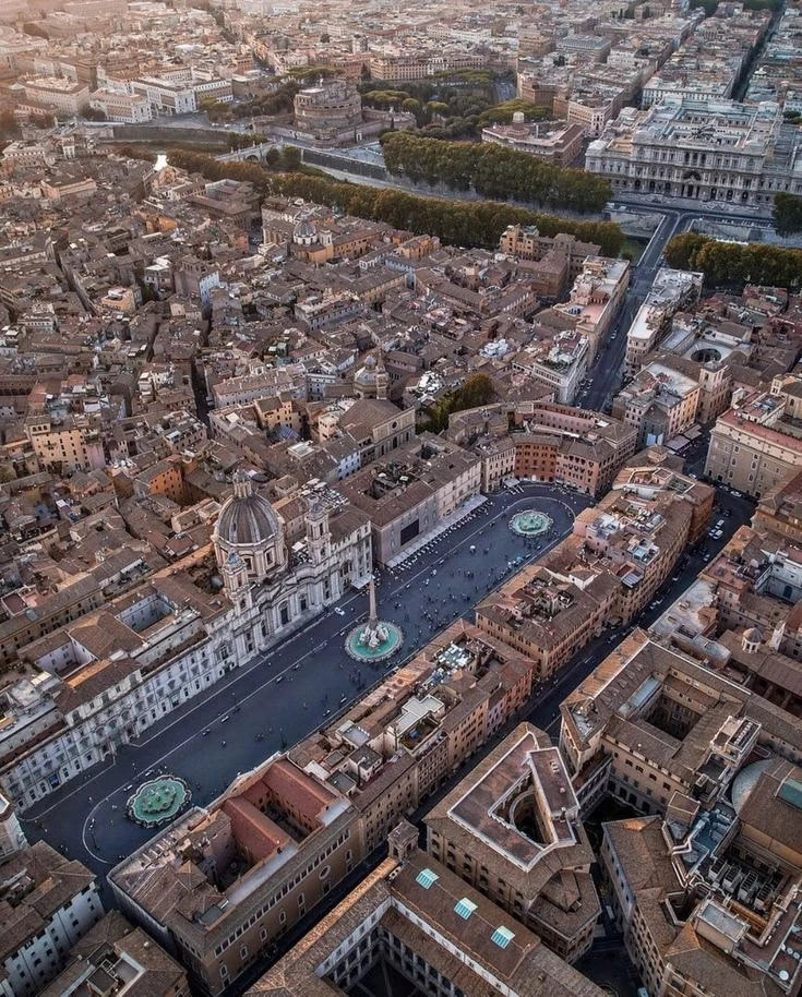 Рим с высоты птичьего полета, Италия 

#рим #италия #rome #roma #italia🌏