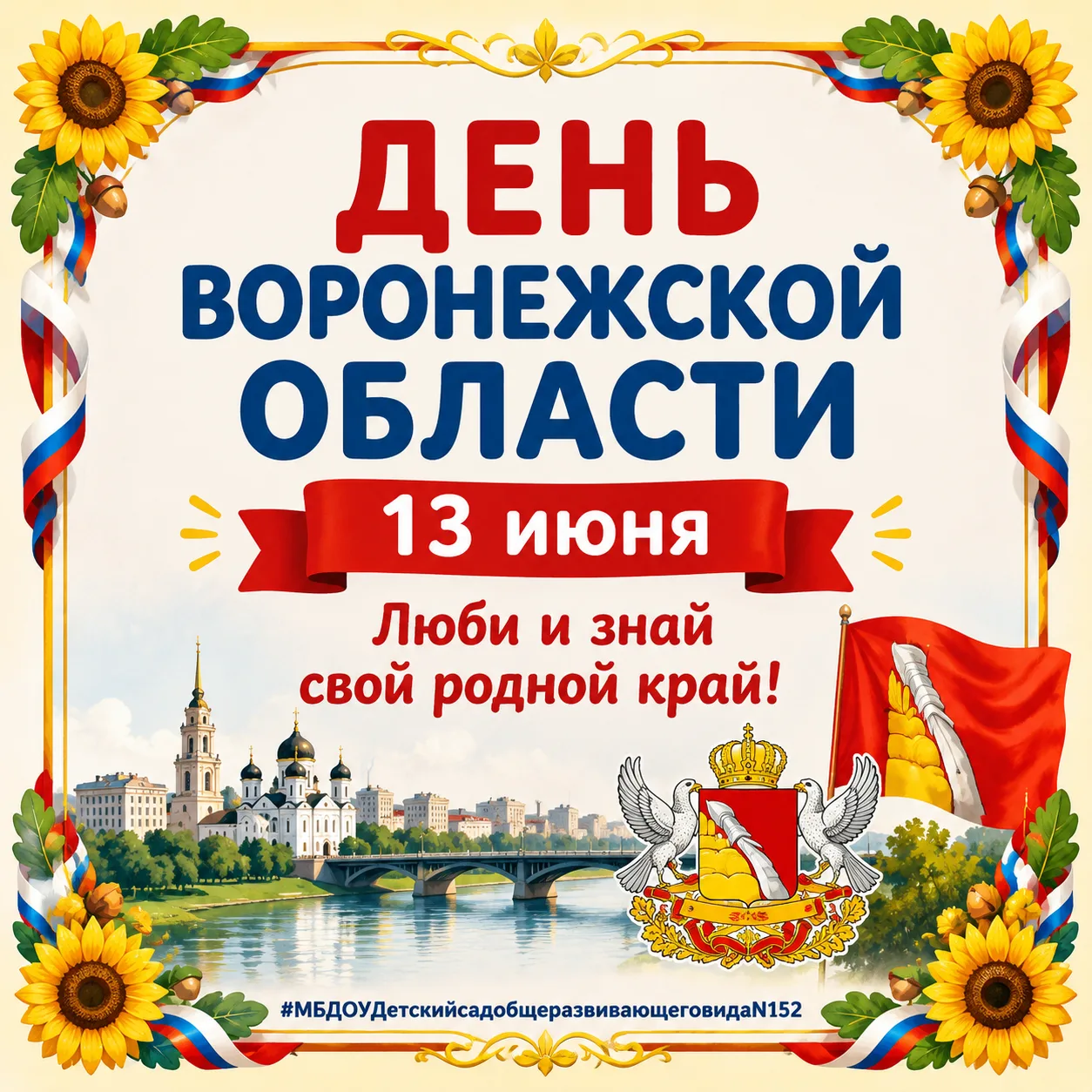 📅 13 июня — День Воронежской области

Знаете ли вы, что именно в Воронеже начал строить свой первый