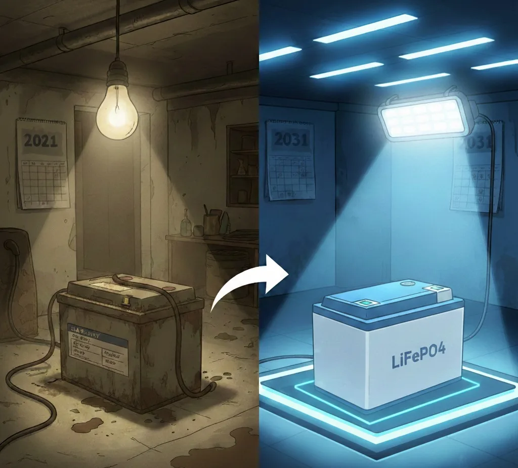 LiFePO4 vs Свинец: почему пора менять старые аккумуляторы? 🔋

Многие по привычке используют свинцов