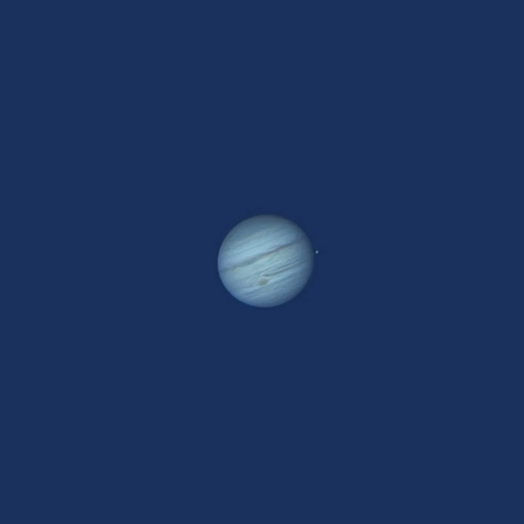 Газовый гигант Юпитер, заснятый в дневное время 😍🔭