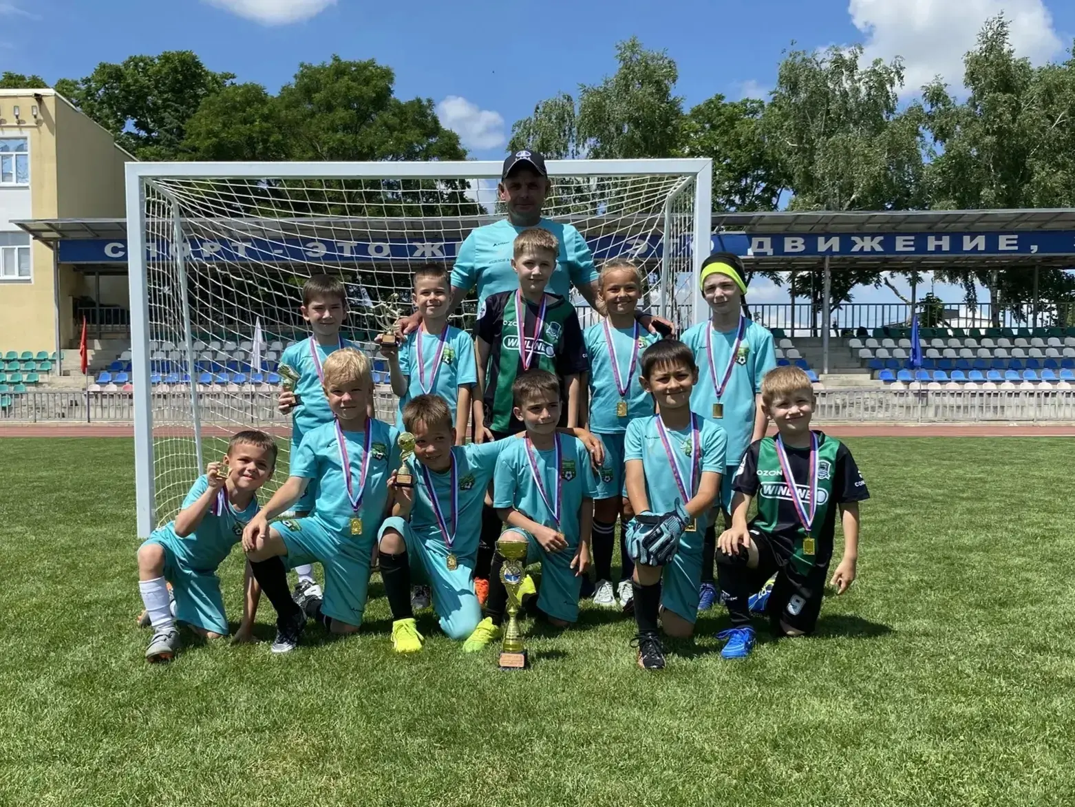 Турнир по футболу ⚽ МО "Кореновский МРКК" среди детских команд 2018г.р. 
✨1-место 🥇🏆⚽. г. Кореновс
