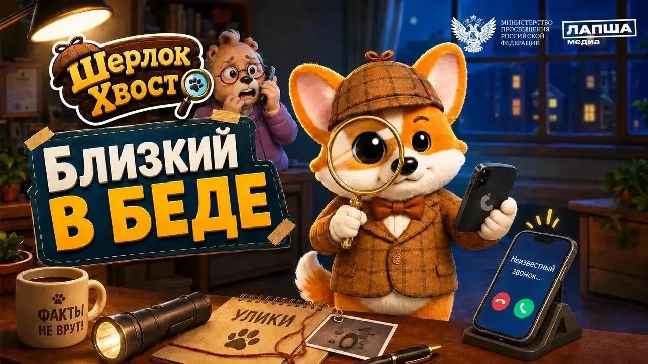 Стартует первый сезон мультсериала «Шерлок Хвост»!
 
Хвостатый гений берётся за самое запутанное дел