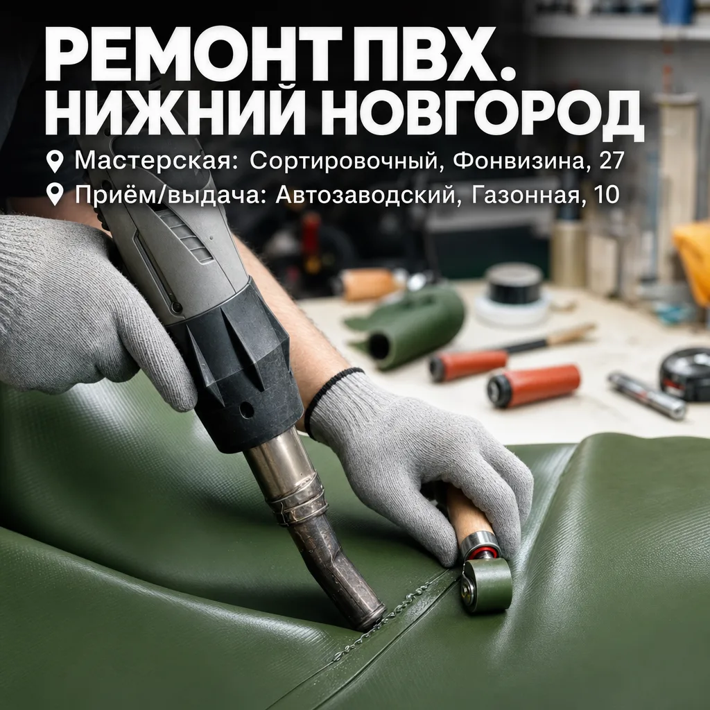 Ремонт изделий из ПВХ в Нижнем Новгороде
Приём и выдача изделий в двух точках Нижнего Новгорода 
📍 