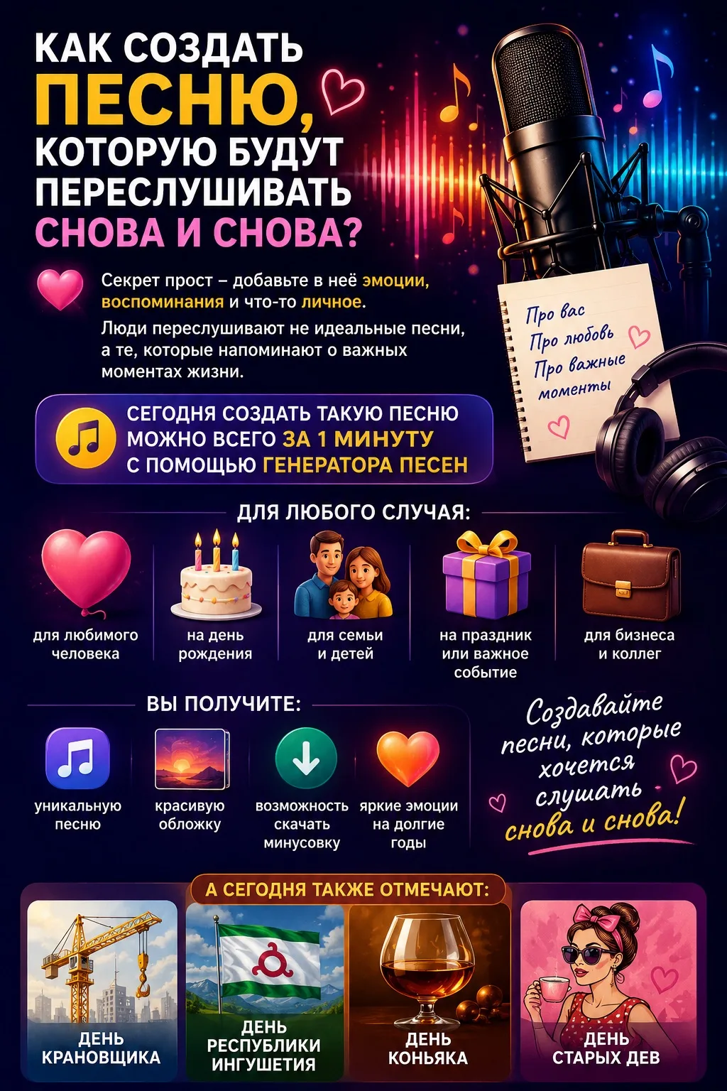 🎶 Как создать песню, которую будут переслушивать снова и снова? 

Секрет прост — добавьте в неё эмо
