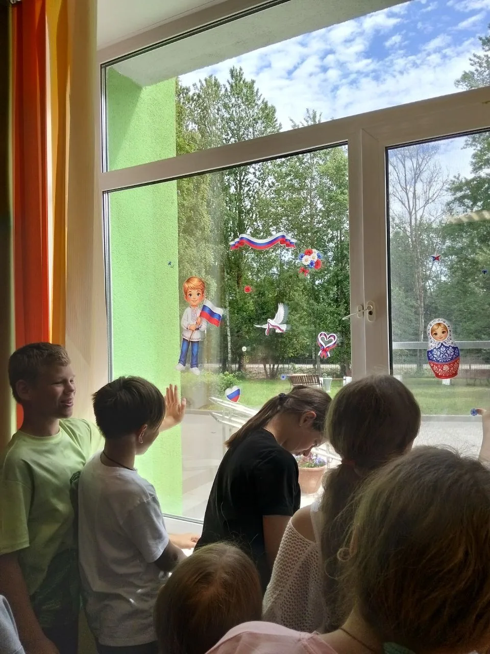 ❤️🇷🇺 Ко Дню России ребята из школьного лагеря «Родничок» приняли участие во Всероссийской акции «О